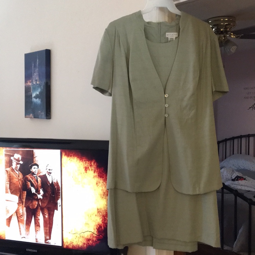 Sage green 26W dress by White Stag.  NWT
